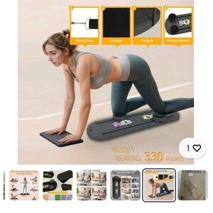 Yoga Knee Pad with Cushion and Hook